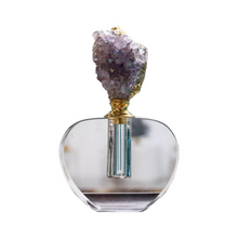 Load image into Gallery viewer, Crystal glass perfume bottle
