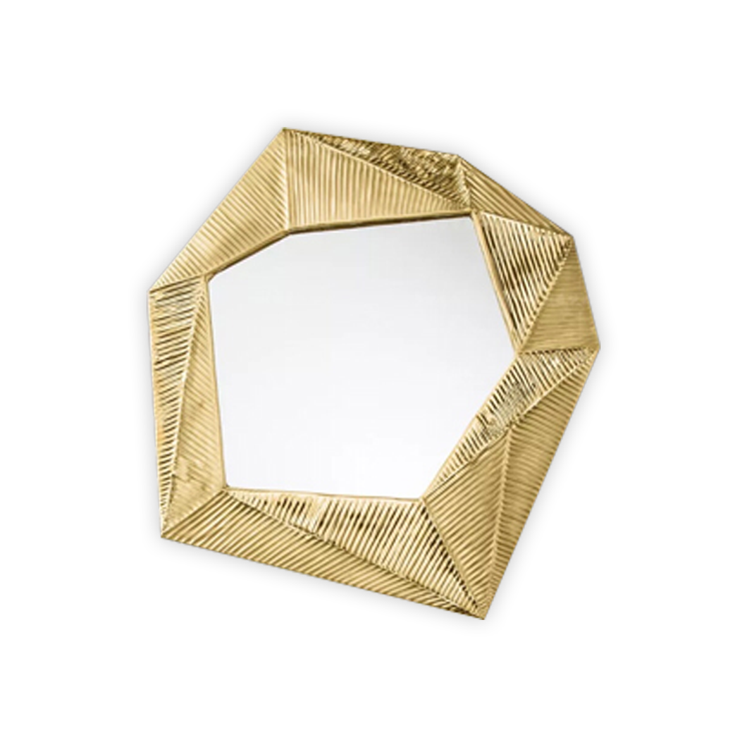 High End Modern Italian Gold Mirror