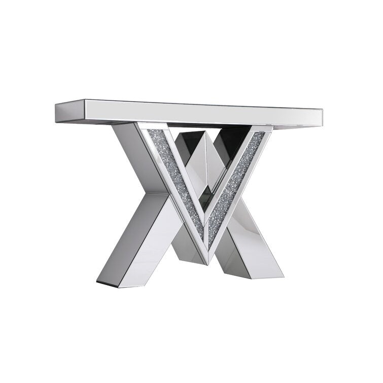 Glamour Mirrored Console Table