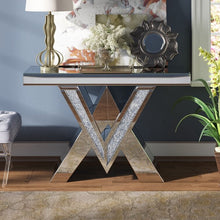 Load image into Gallery viewer, Glamour Mirrored Console Table
