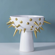 Load image into Gallery viewer, Modern fashion gold thorns vase
