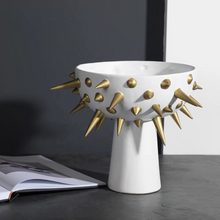 Load image into Gallery viewer, Modern fashion gold thorns vase
