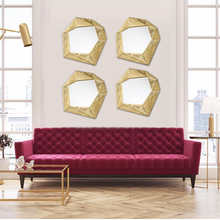 Load image into Gallery viewer, High End Modern Italian Gold Mirror
