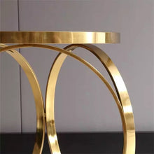 Load image into Gallery viewer, High End Italian Brass Ring Side Table
