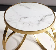 Load image into Gallery viewer, High End Italian Brass Ring Side Table
