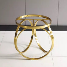 Load image into Gallery viewer, High End Italian Brass Ring Side Table
