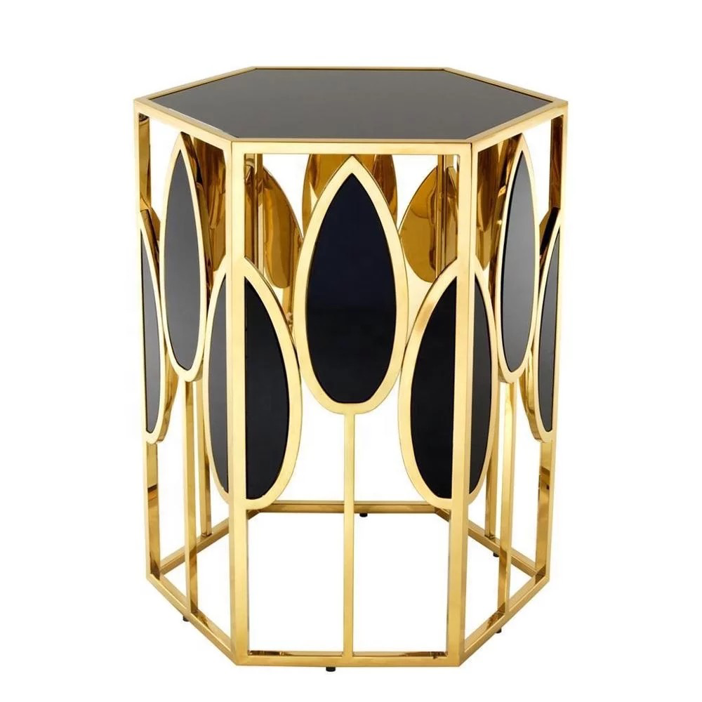 Modern Designer Tempered Glass Top End Table