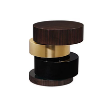 Load image into Gallery viewer, Geometric 4-tier Modern Fashion Round End Table
