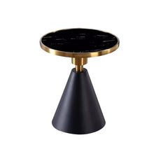 Load image into Gallery viewer, Round marble top&nbsp; Modern Side Table
