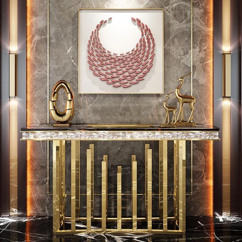 Luxury High end Marble Console Table