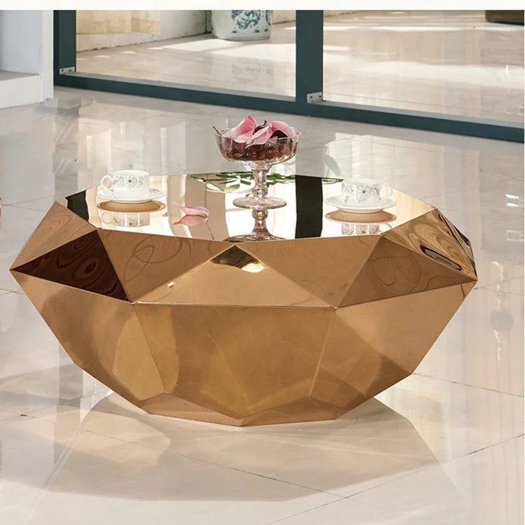 Diamond Glamour stainless coffee table